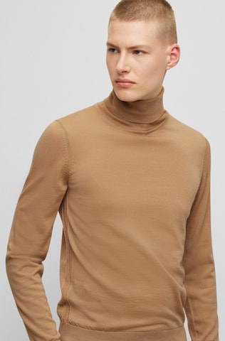 BOSS Sweter 'Musso' w kolorze beżowy