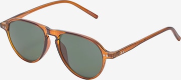 Lunettes de soleil 'Nick' SELECTED HOMME en marron : devant