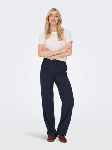 ONLY Baggy Trousers 'Raven' in Blue: front