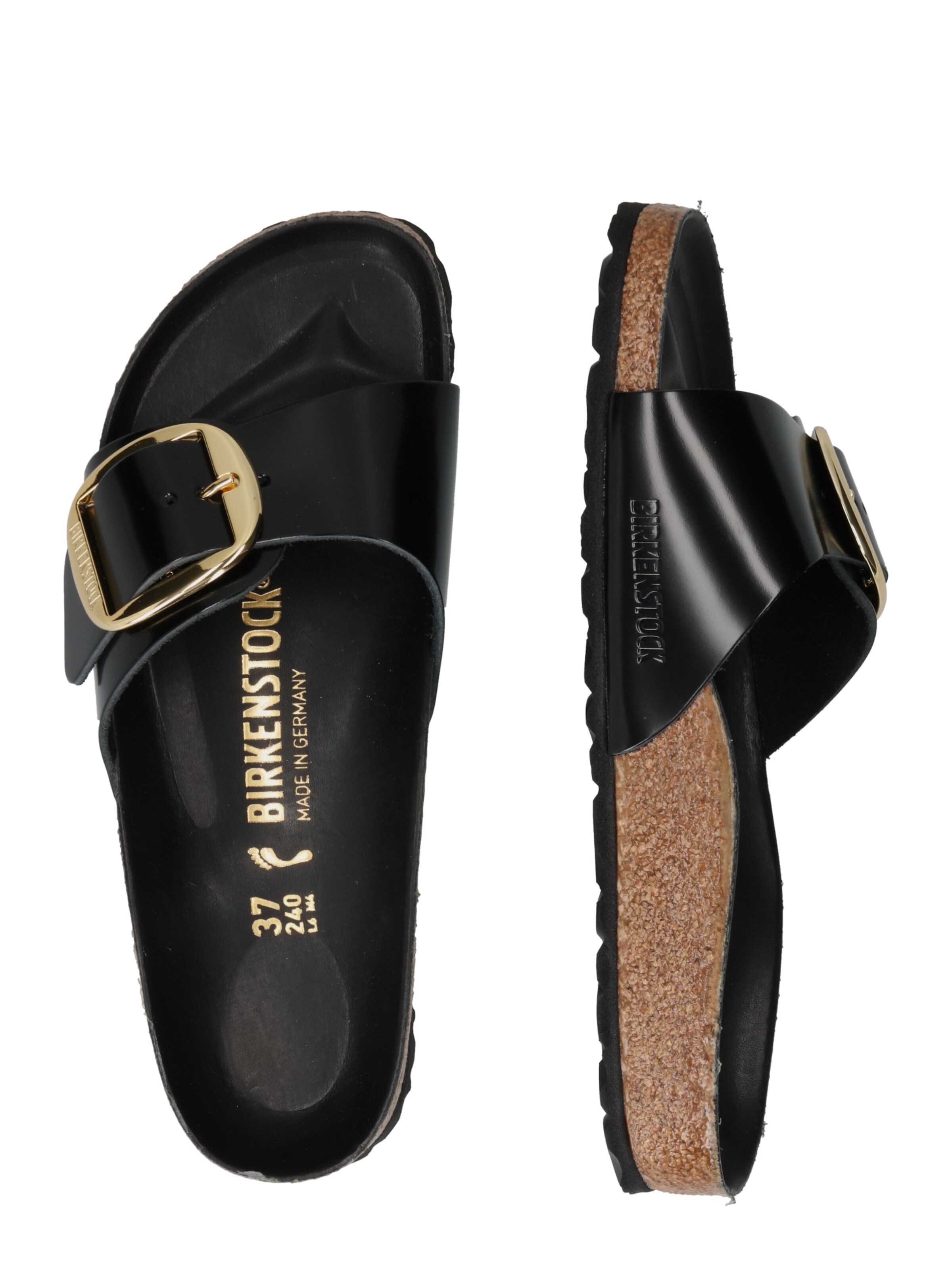 Saboți 'Madrid' de la BIRKENSTOCK pe negru