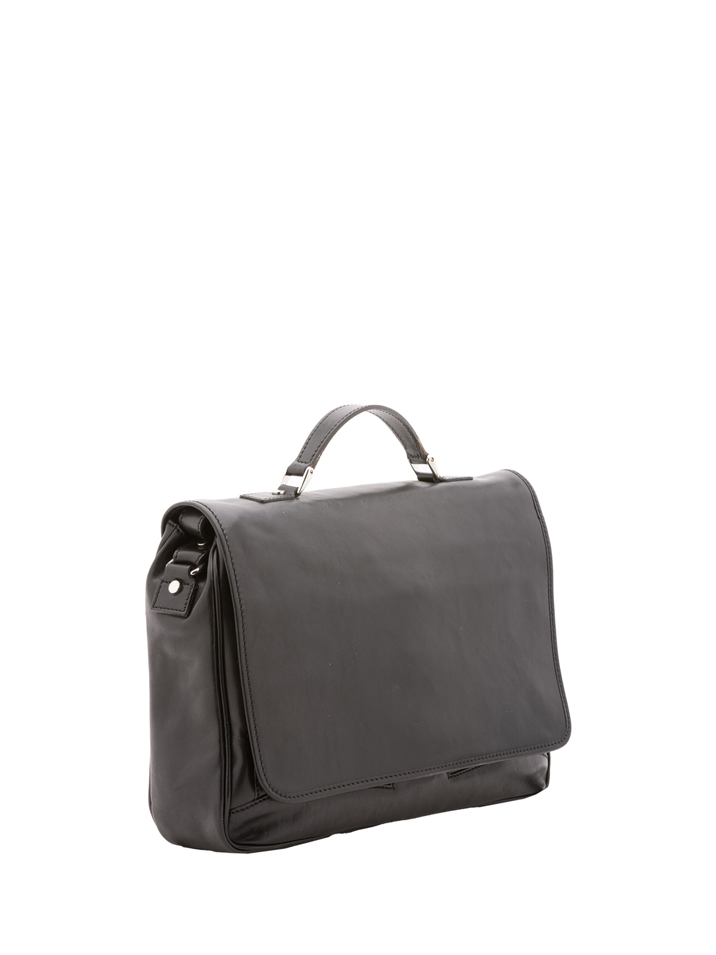 Borsa portadocumenti di Viola Castellani in nero: frontale