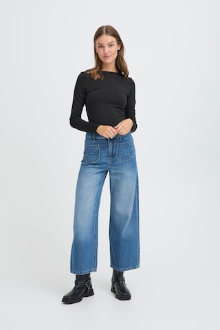 ICHI Wide Leg Jeans 'PAMMY ' in Blau