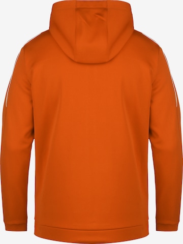 JAKO Athletic Zip-Up Hoodie in Orange