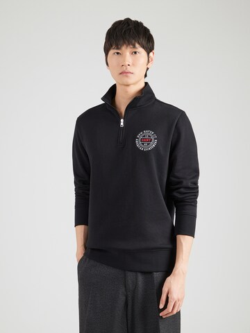 Sweat-shirt GANT en noir : devant