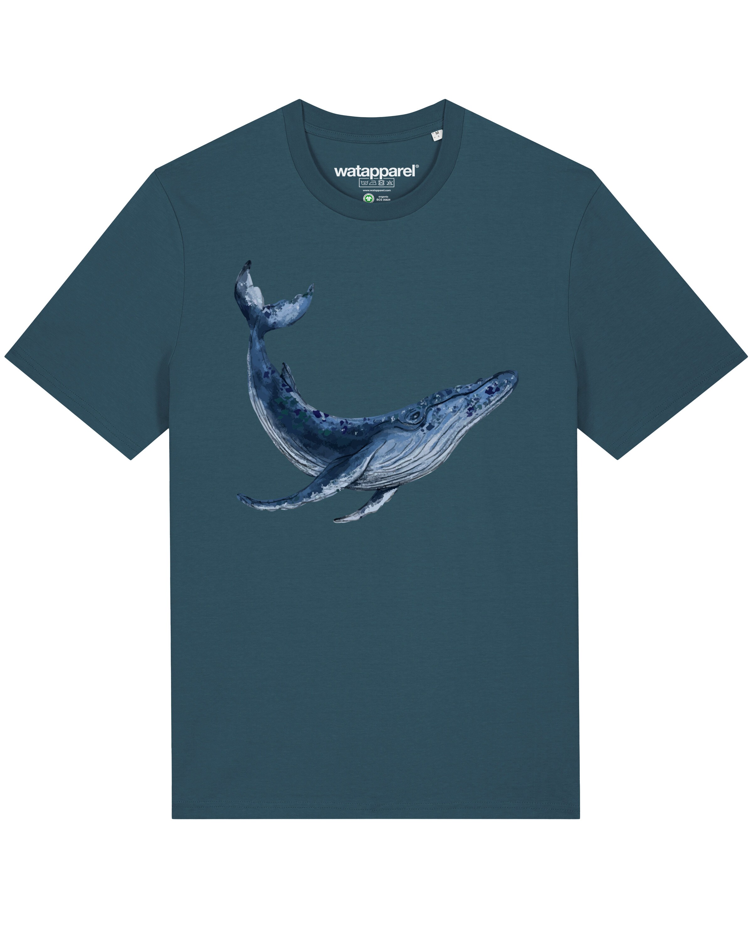 T-Shirt ' Wal ' Watapparel en bleu : devant