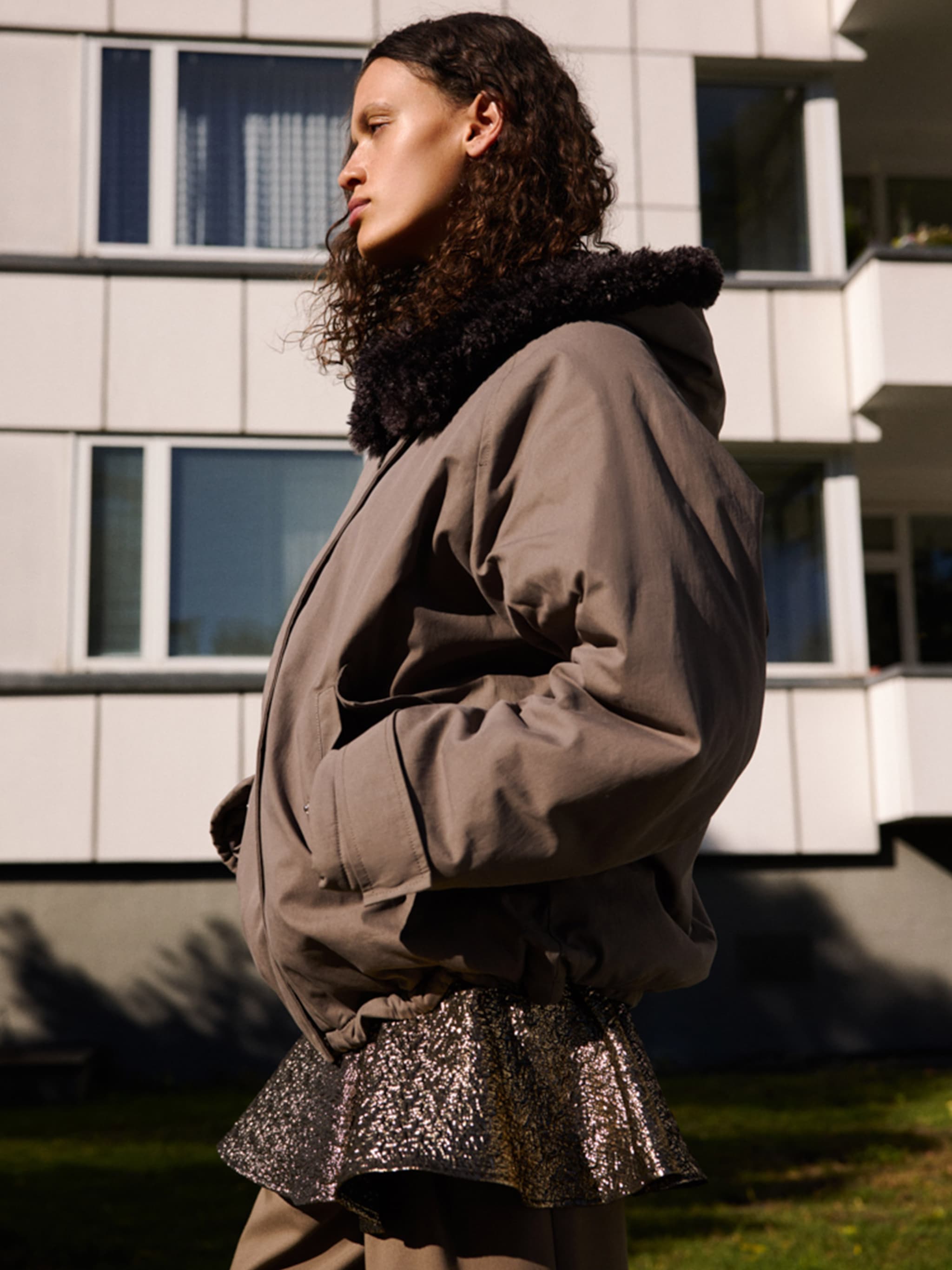 EDITED Chaqueta de invierno 'Gina' marrón