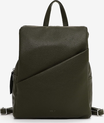 Zaino 'Tours Rue 09' di Emily & Noah in verde: frontale