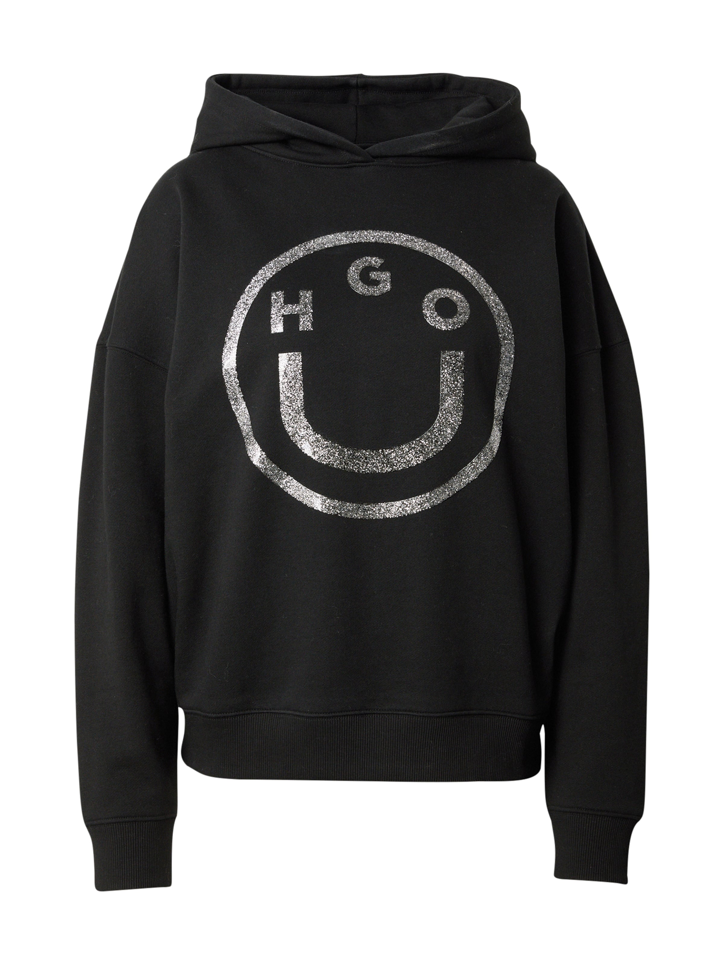HUGO Mikina 'Dolasa' – černá: přední strana