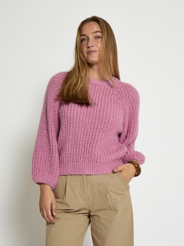 Pullover 'Jette' di Peppercorn in rosa: frontale