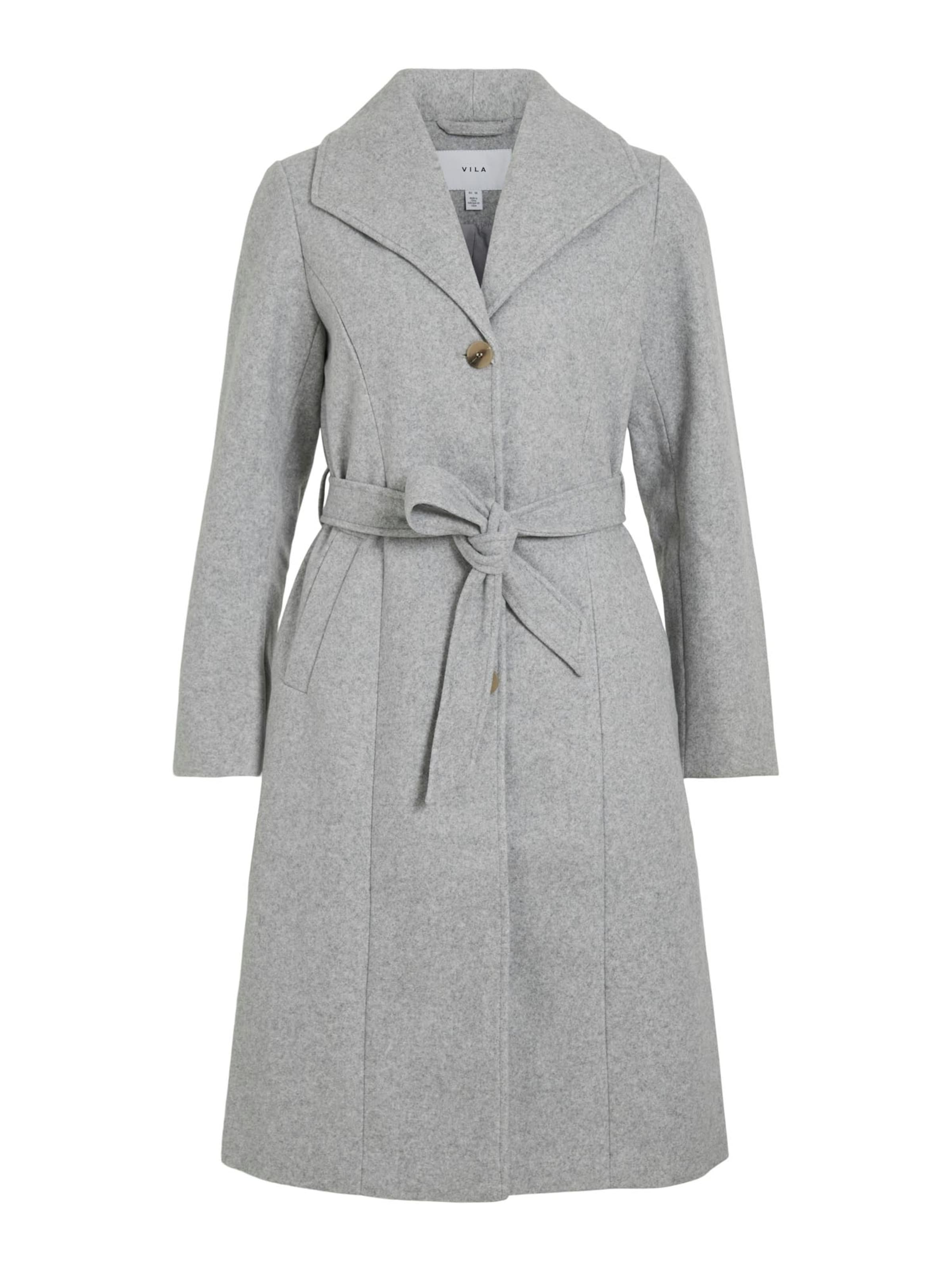 pelēks VILA Starpsezonu mētelis 'CLAUDINE': no priekšpuses