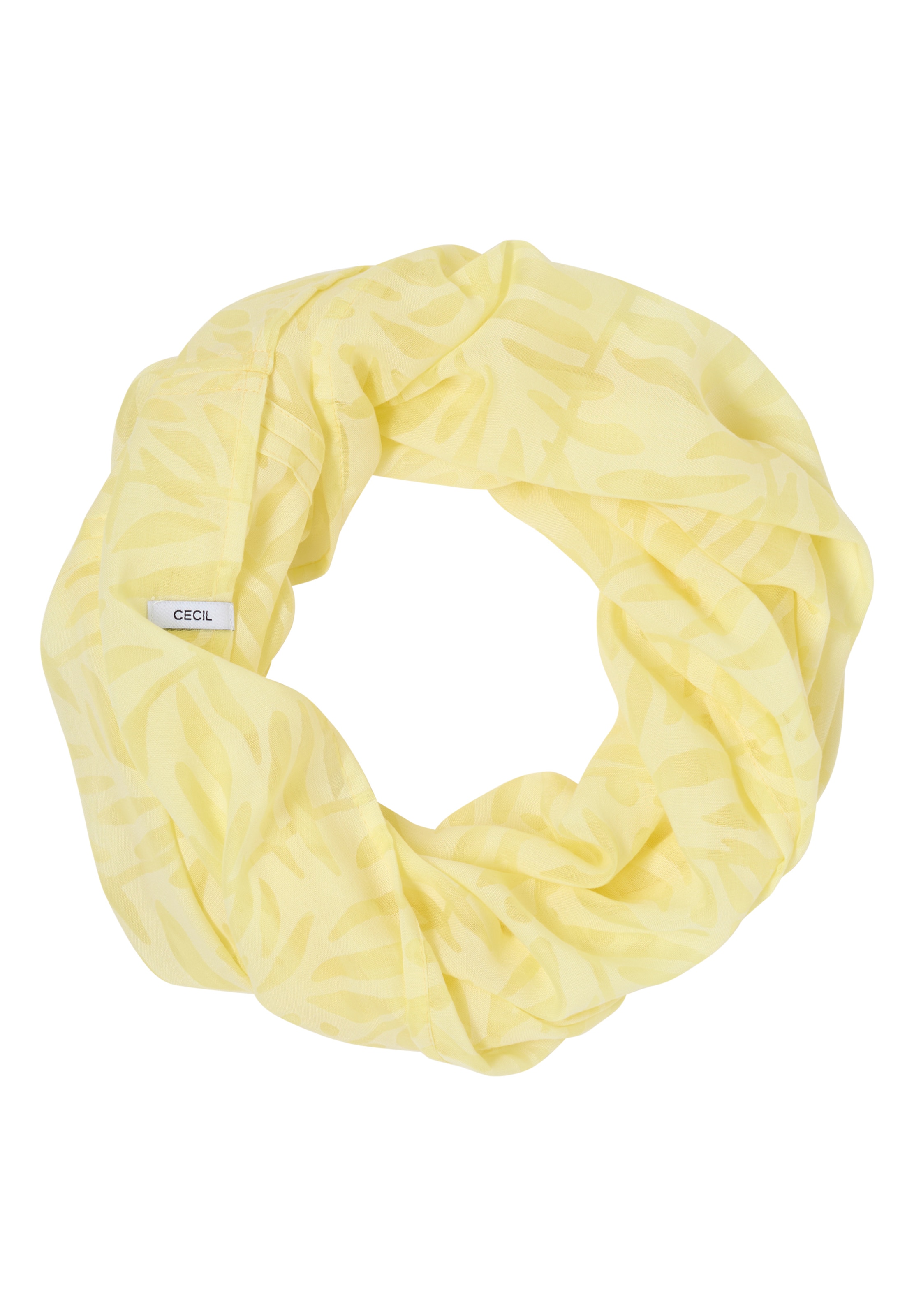 CECIL Schal in Gelb: Vorderseite