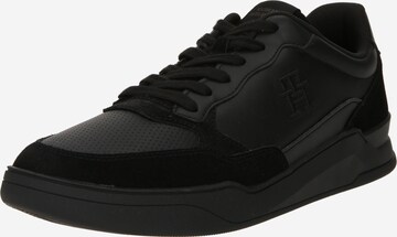 TOMMY HILFIGER - Zapatillas deportivas bajas en negro: frente