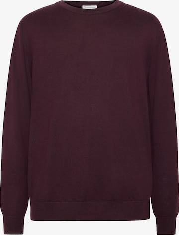 KnowledgeCotton Apparel Sweater in Brown: front