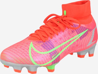 NIKE Kopačke u neonsko zelena / tamno ljubičasta / roza / narančasto crvena, Pregled proizvoda