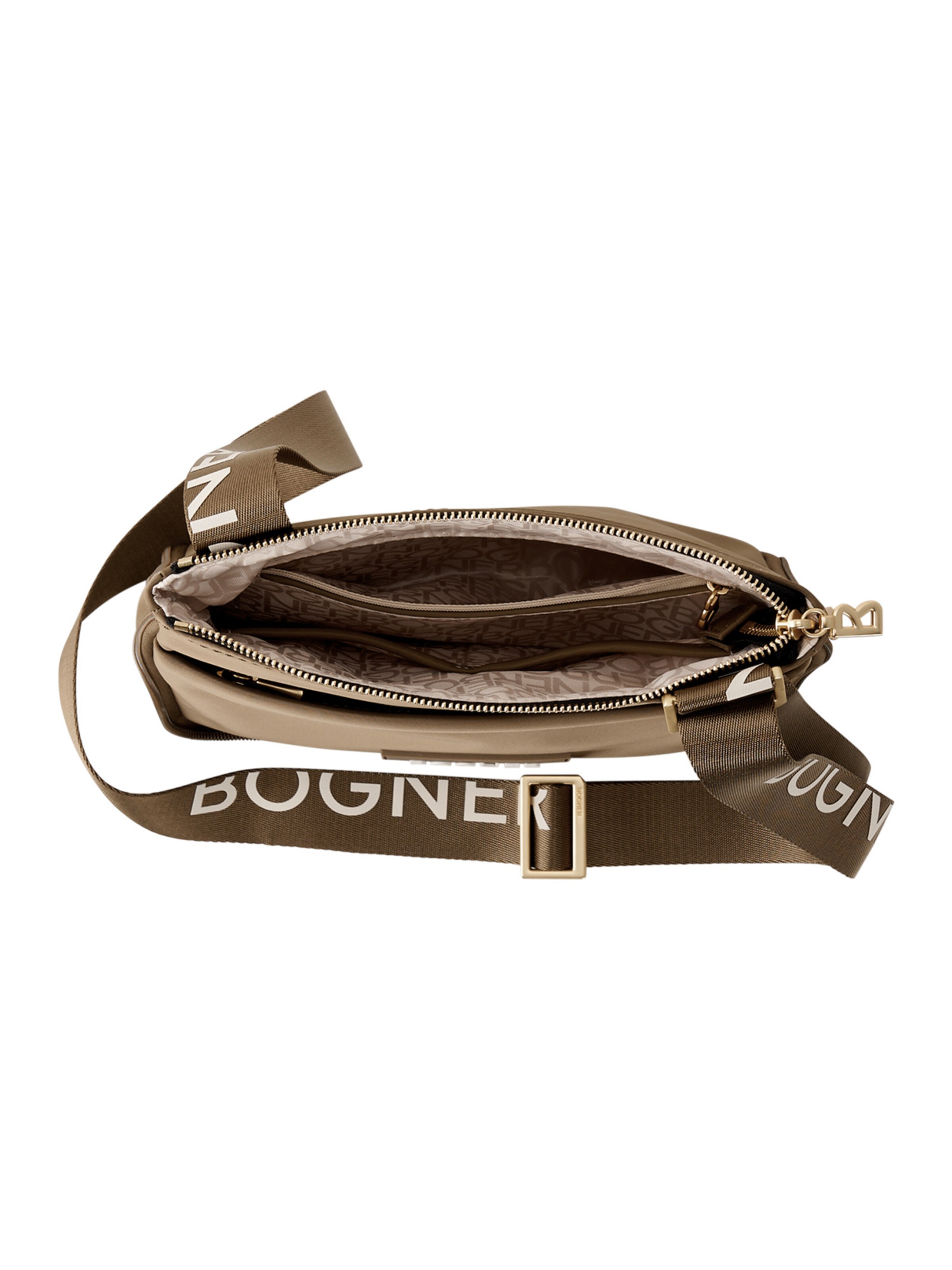 BOGNER - Mala de ombro 'Sax ser' em castanho