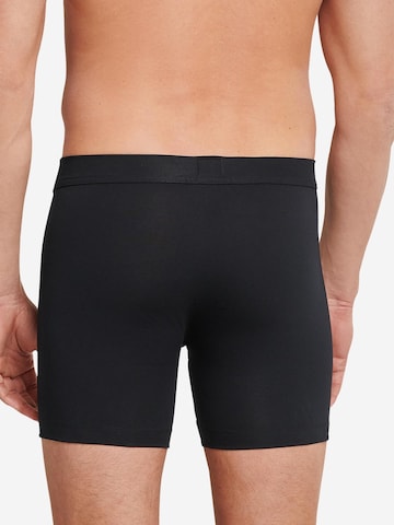SCHIESSER Boxershorts 'Long Life Cotton' in Zwart
