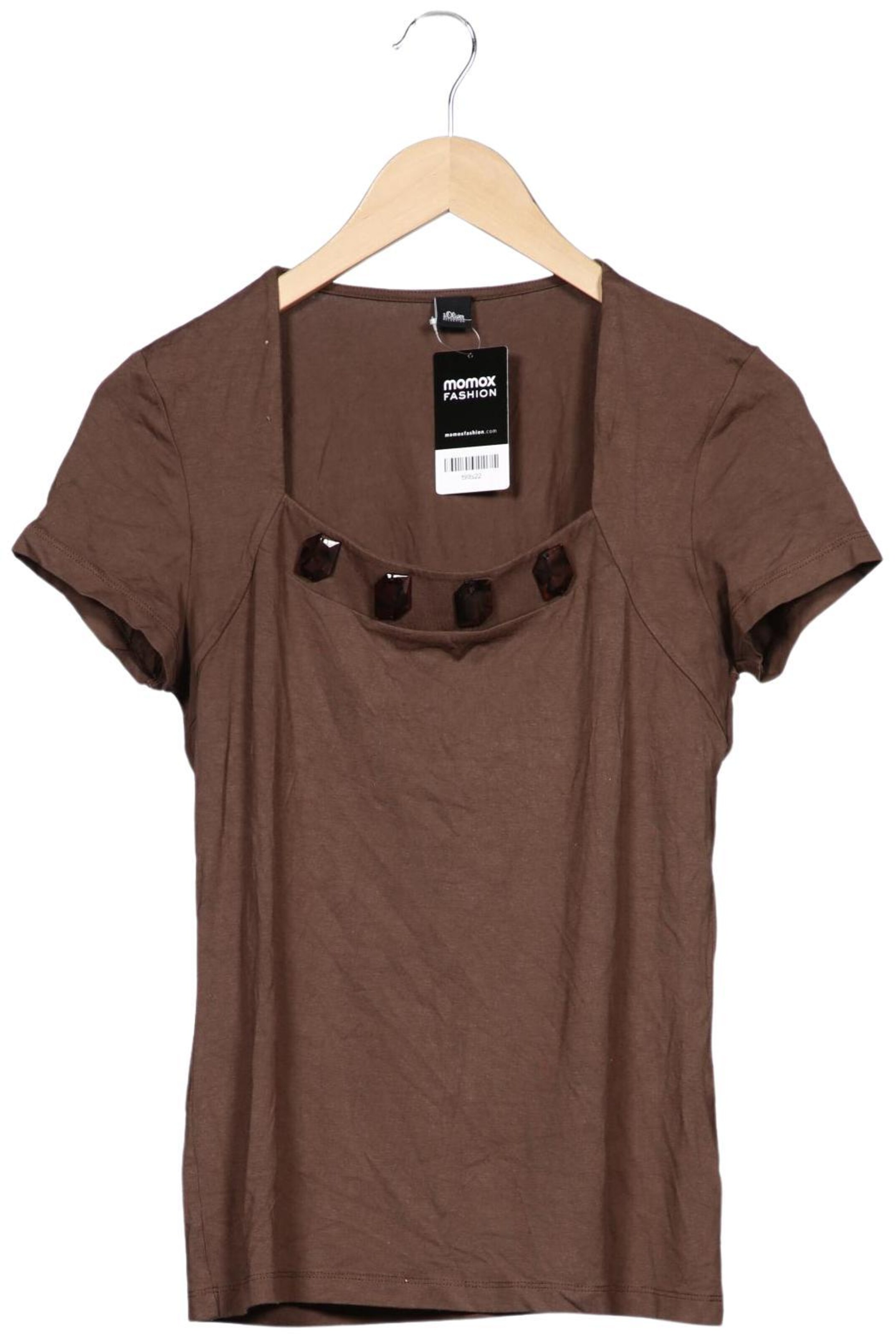 s.Oliver Top & Shirt in L in Brown: front