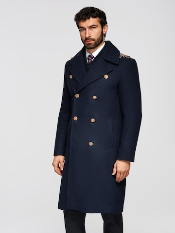 Manteau mi-saison 'Heritage' Ombre en bleu : devant