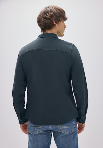 Street One MEN Slim fit Button Up Shirt in Blue