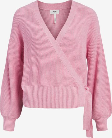 Cardigan 'Malena' OBJECT en rose : devant