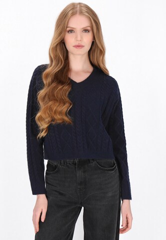 Pull-over DreiMaster Vintage en bleu : devant