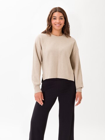 Les Lunes Sweater 'Nola' in Beige: front