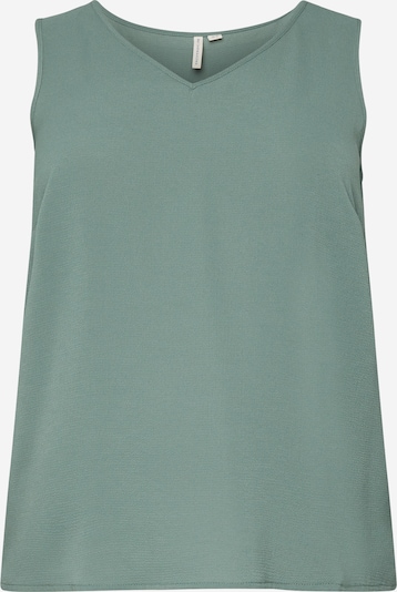 ONLY Carmakoma Top 'LUXMIE' | pastelno zelena barva, Prikaz izdelka