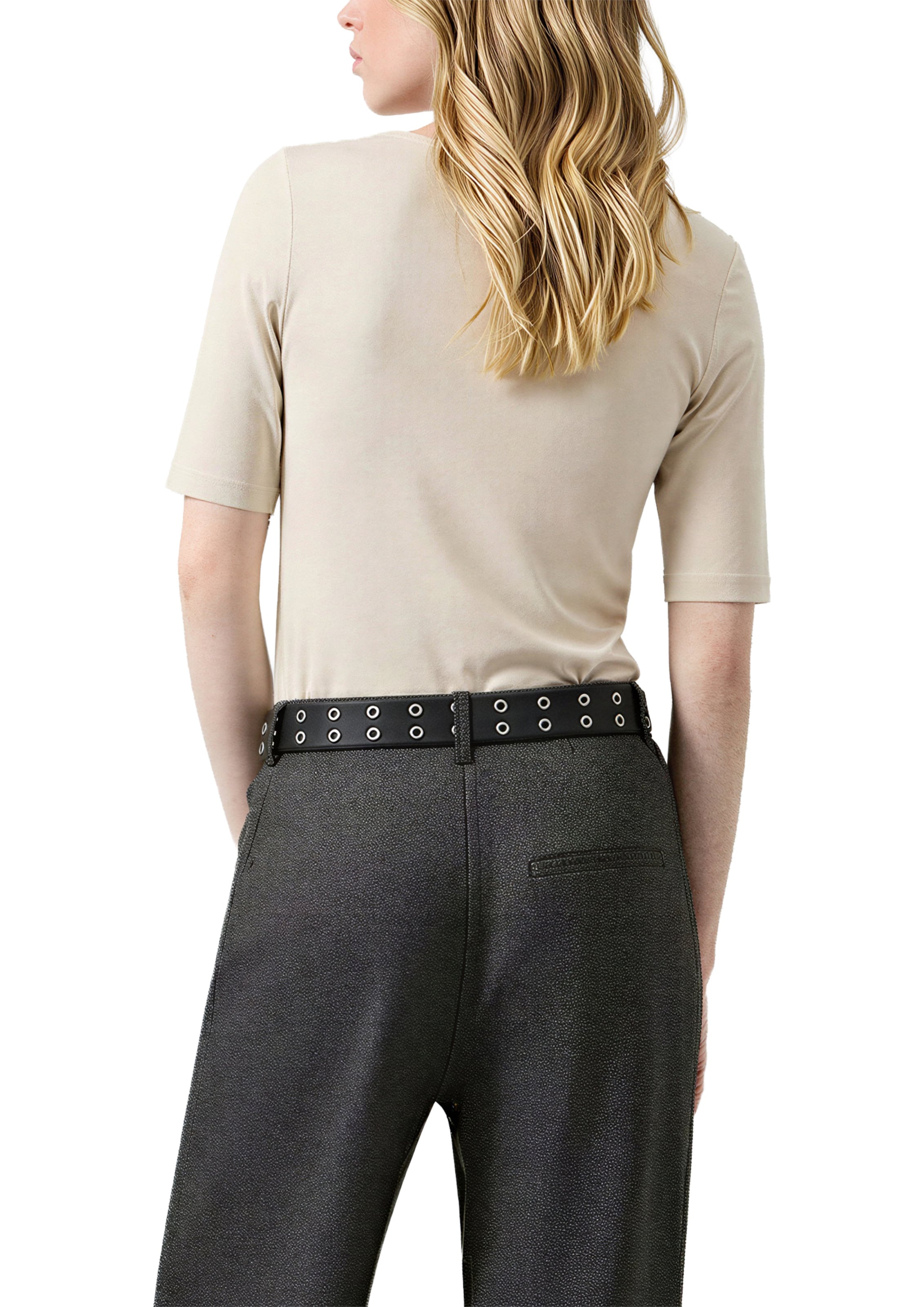 Maglietta di QS in beige