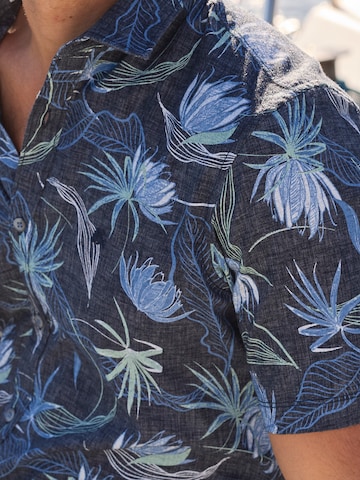 LERROS Regular fit Zakelijk overhemd in Blauw