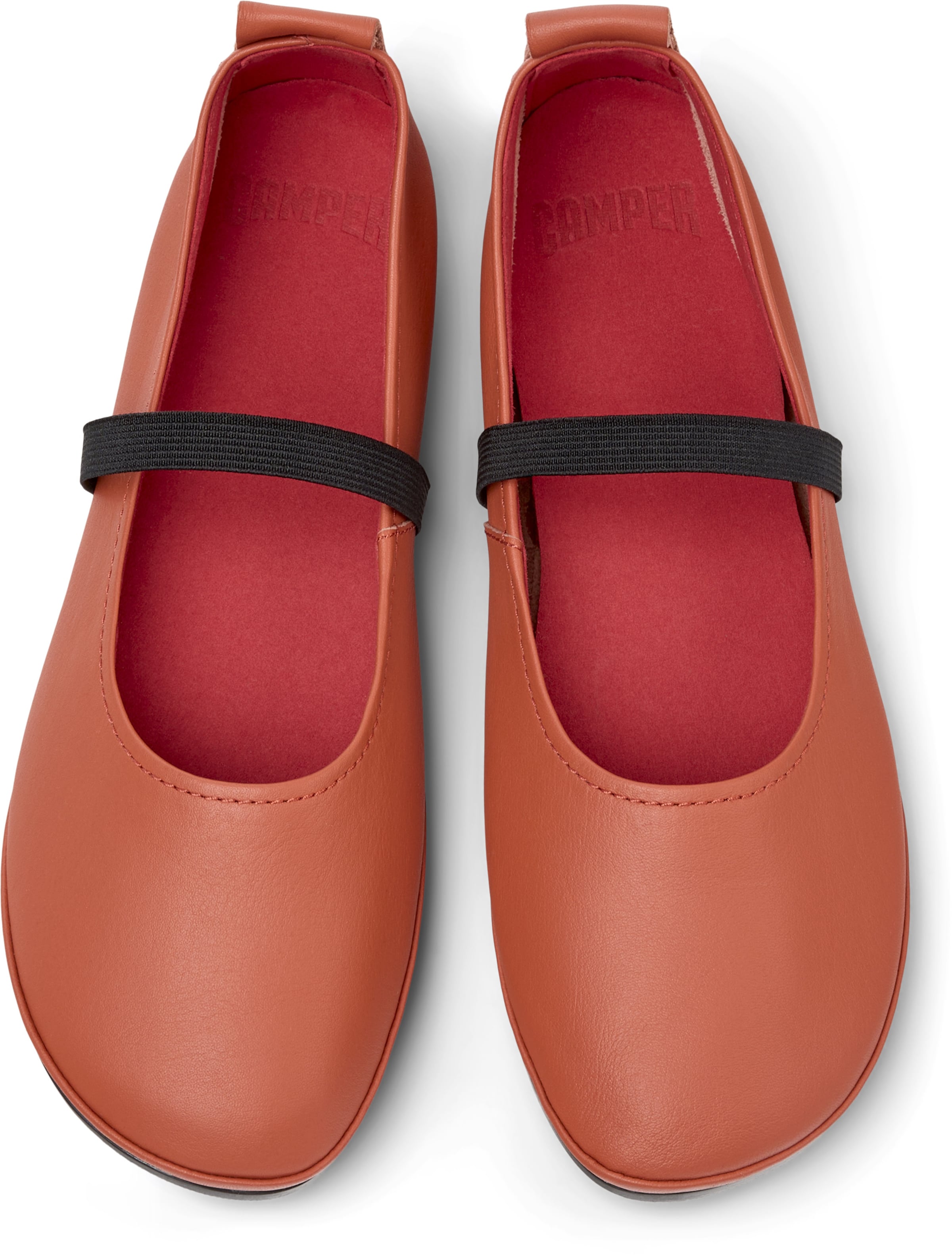 CAMPER Strap ballerina 'Right Nina' in Orange