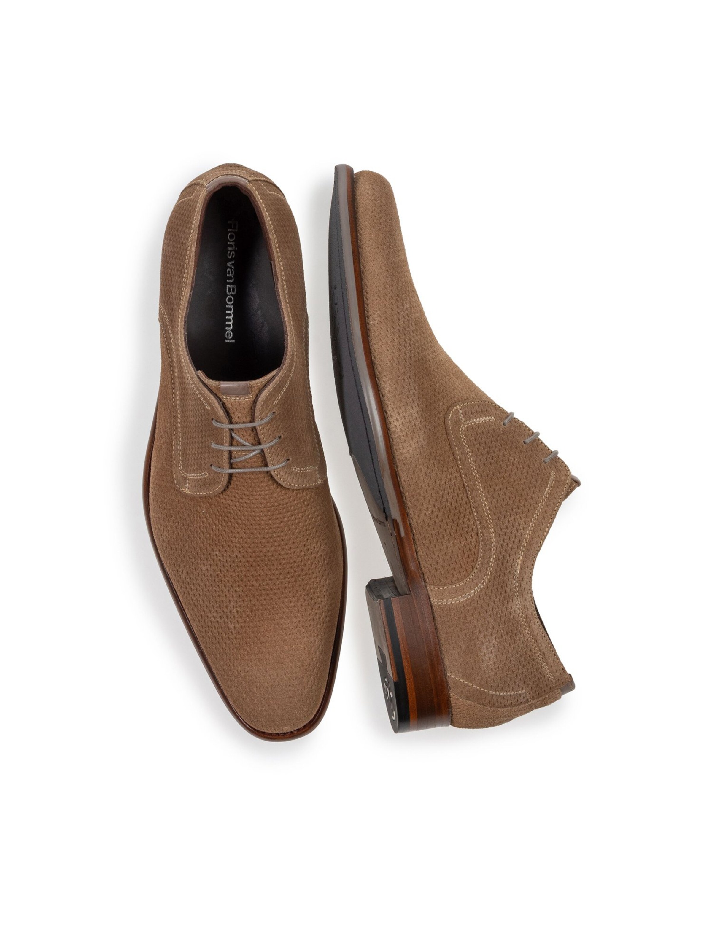 Floris van Bommel Schnürschuh 'DE DRAVER 03' in Braun