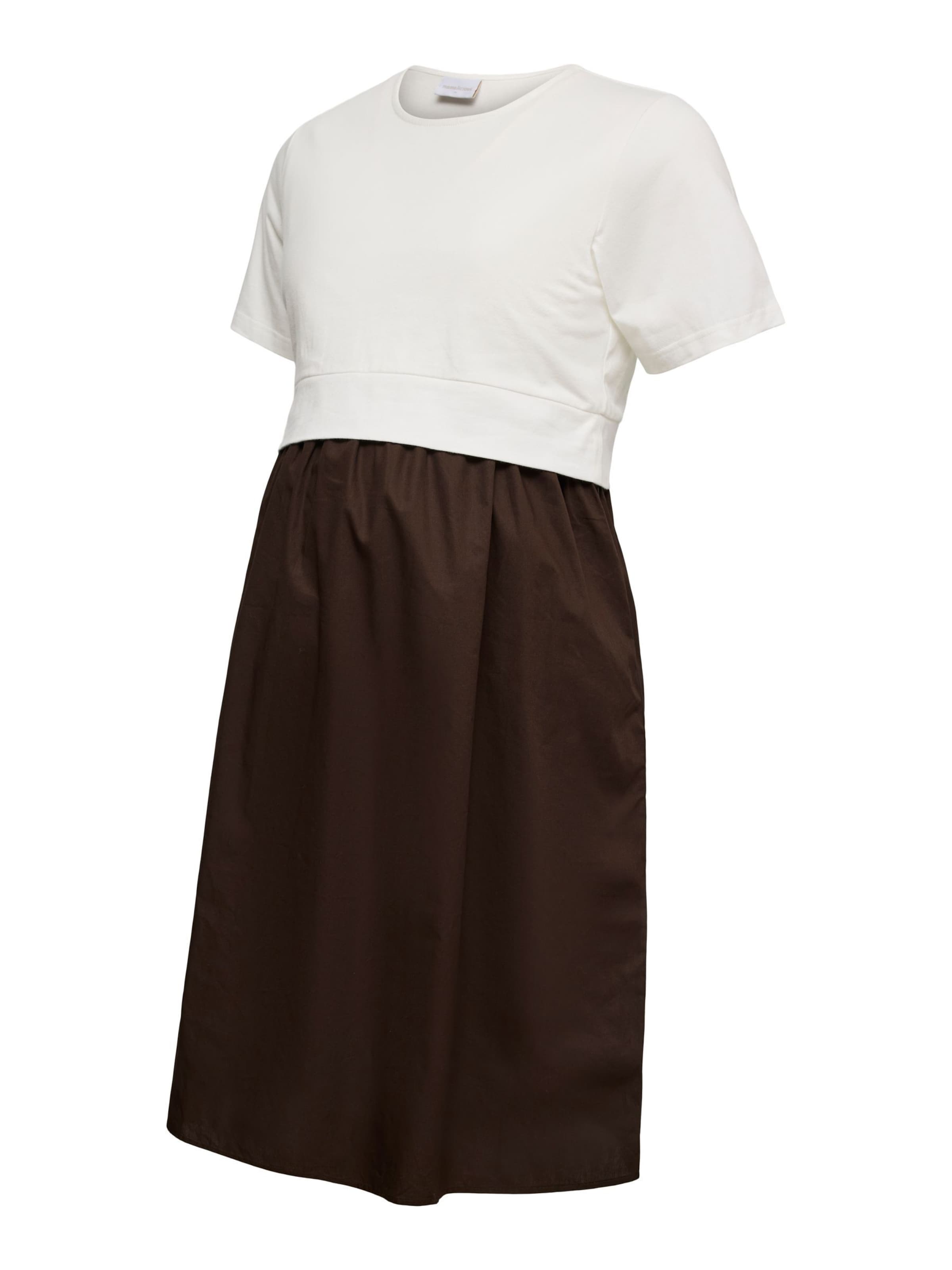 MAMALICIOUS Jurk in Bruin: voorkant