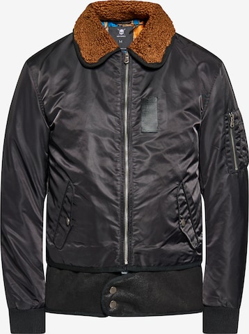 TUFFSKULL Winter jacket in Black: front