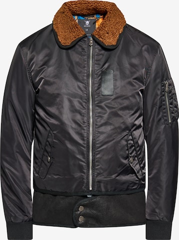 TUFFSKULL - Chaqueta de invierno en negro: frente