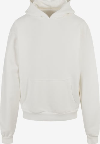 Merchcode Sweatshirt 'Halloween - Skull' in White: front