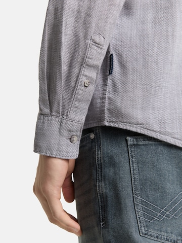 TOM TAILOR Regular fit Overhemd in Grijs