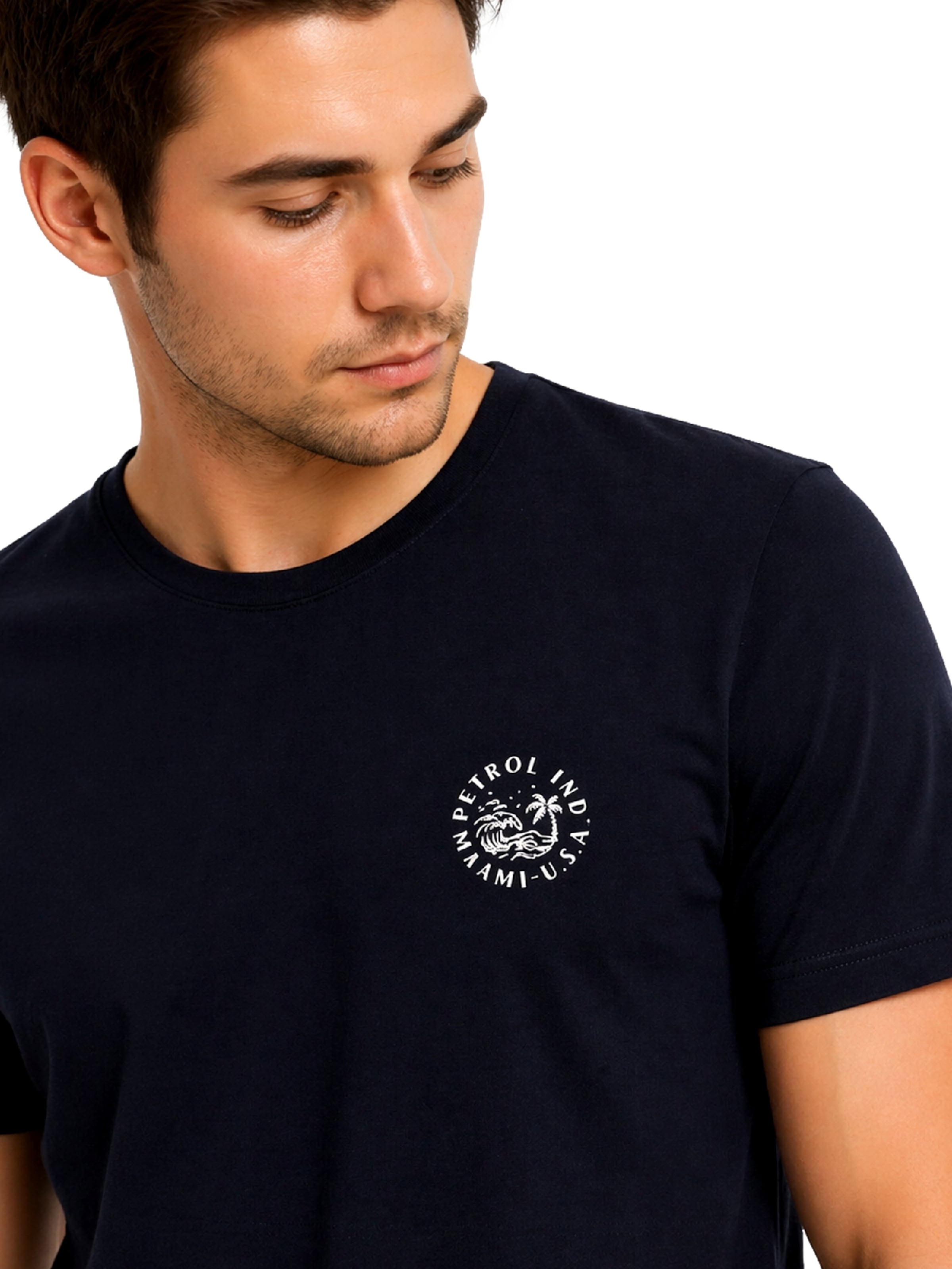Petrol Industries T-shirt i blå