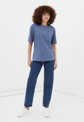 Finn Flare T-Shirt 'Basic' in Blau