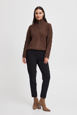 b.young Sweater 'Tinka' in Brown