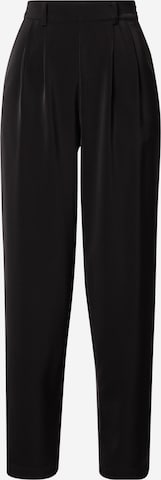 Guido Maria Kretschmer Collection Pleat-Front Pants 'Jasmin' in Black: front