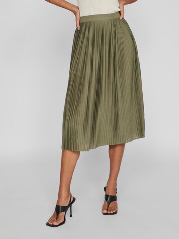 VILA Skirt 'PLIS' in Green: front