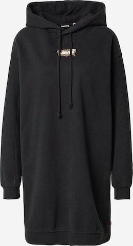 LEVI'S ® Ruha 'Hoodie Sweatshirt Dress' - fekete: elől
