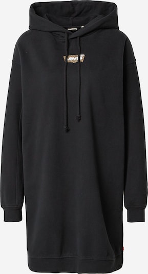 LEVI'S ® Kleid 'Hoodie Sweatshirt Dress' in sand / karamell / schwarz / weiß, Produktansicht