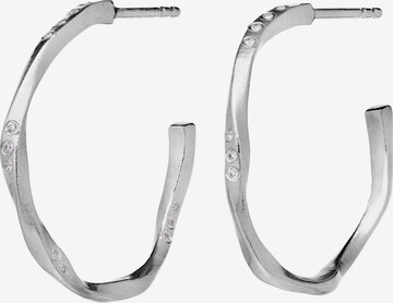 Maanesten Earrings 'Echo Medium' in Silver: front