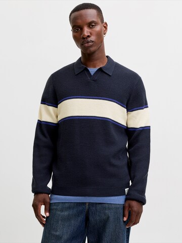 JACK & JONES - Jersey 'JORFREDERIKSBERG' en azul: frente