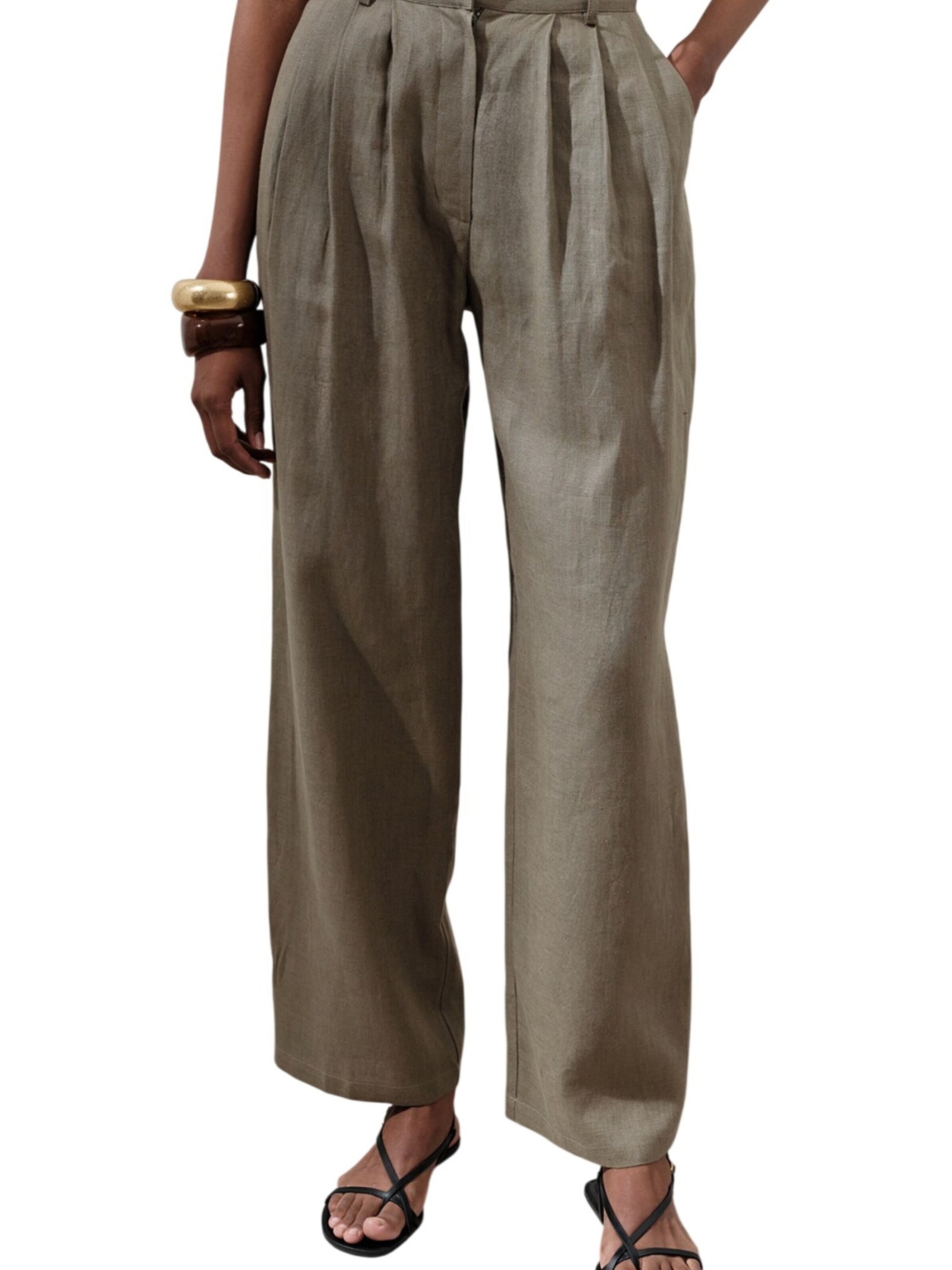 MANUKA Regular Broek in Groen