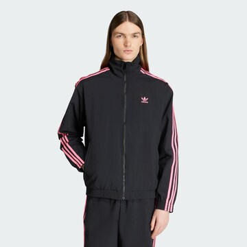ADIDAS ORIGINALS - Casaco meia-estação 'Adicolor Firebird' em preto: frente