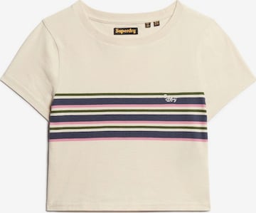 Superdry T-Shirt in Gelb: predná strana