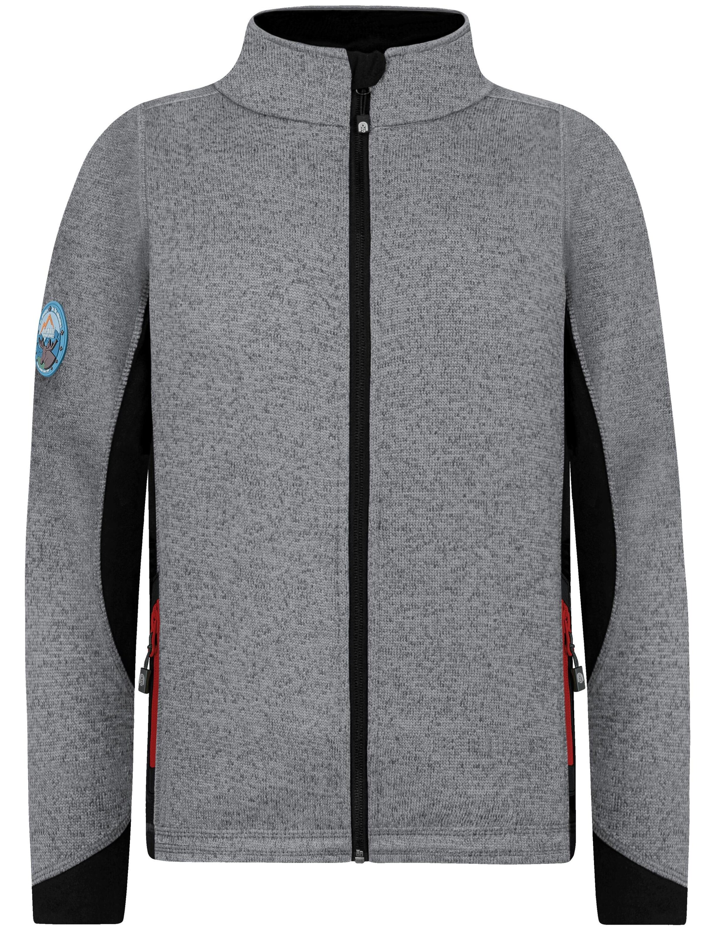 normani Athletic fleece jacket 'Tathlina' in Grey: front