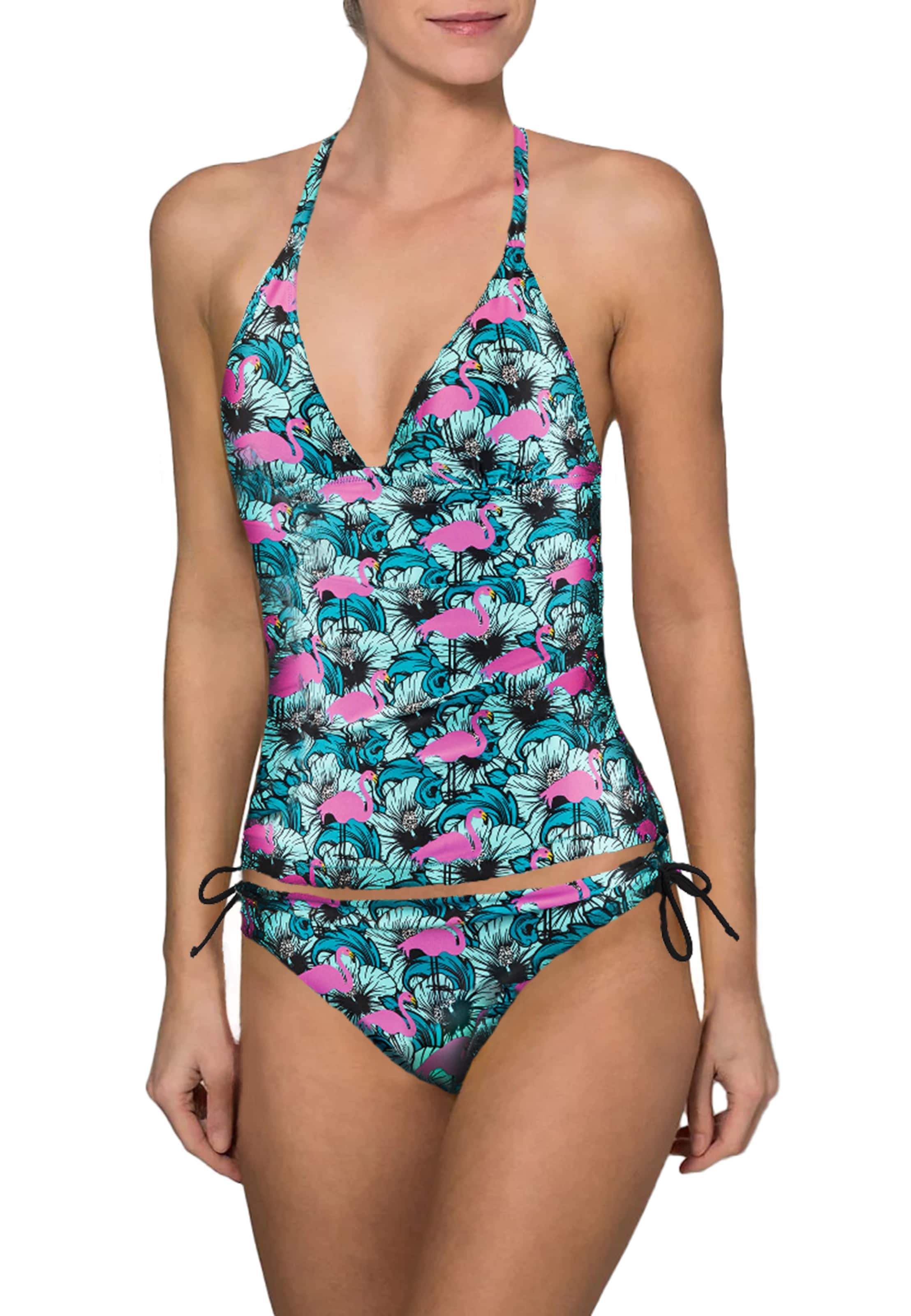 BECO the world of aquasports Tankini 'Flamingo Eden' in Green